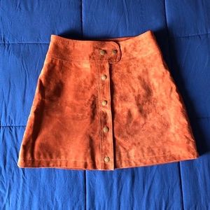 Urban Outfitters Suede Skirt